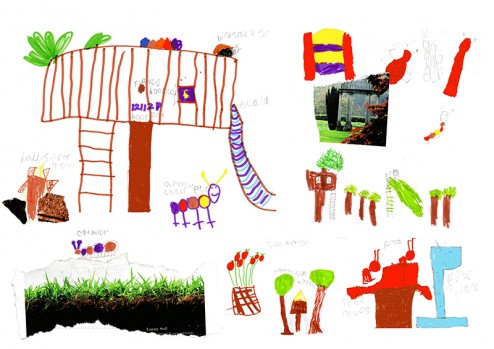 Children's Treehouse Drawings
